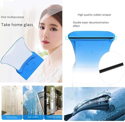 Automatic Glass Cleaner Wiper for Windows, Mirrors, and Glass