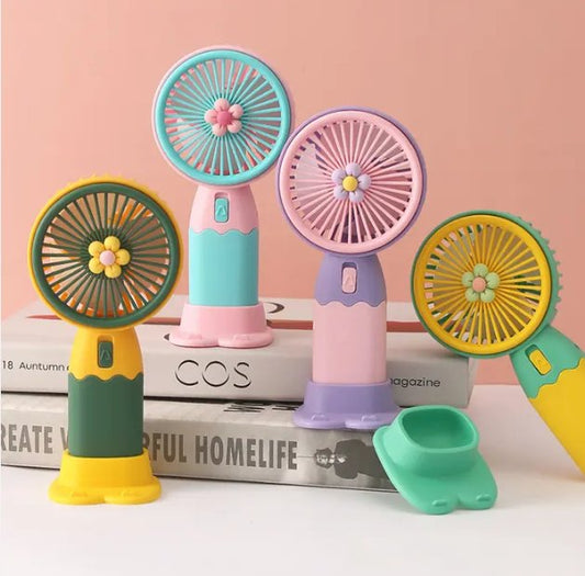Portable Mini Fan Rechargeable USB Cooling Fan for Travel