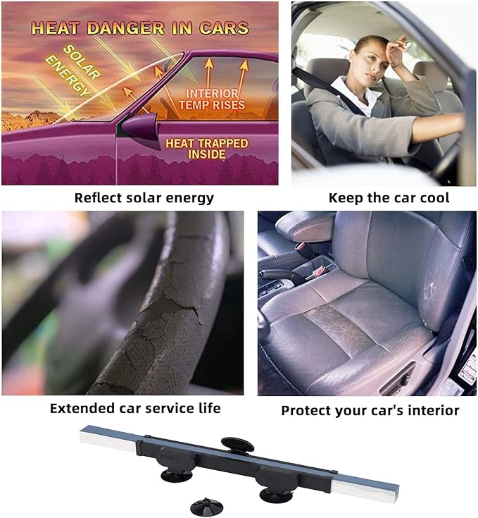 Retractable Sun Car Shade – UV Protection for Cooler Rides
