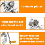 Steel Meat Grinder – Heavy-Duty Manual Mincer for Fresh Cooking